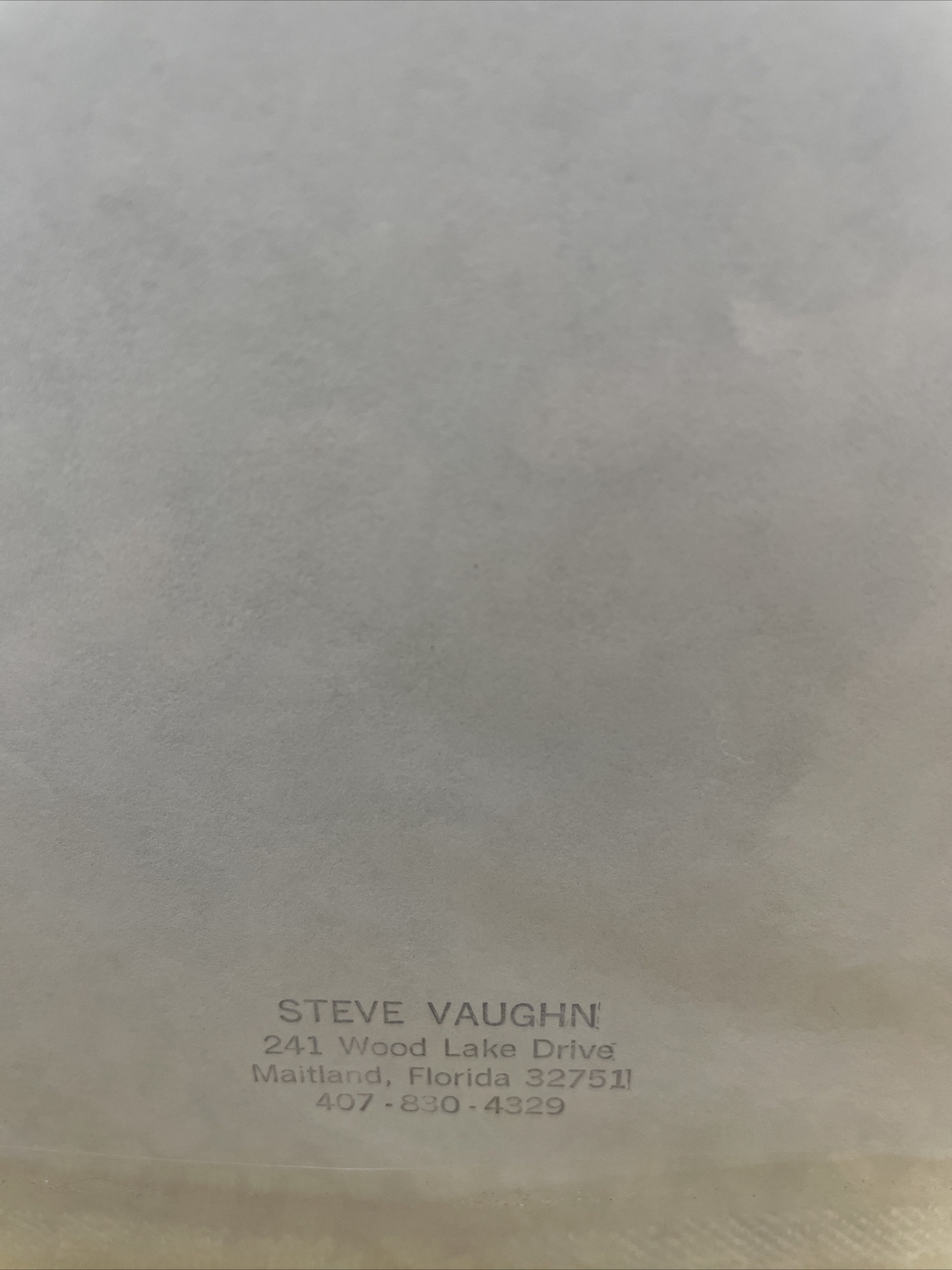 Steve Vaughn Signed 20X10 Photography Gator Country UF Florida Gators Football