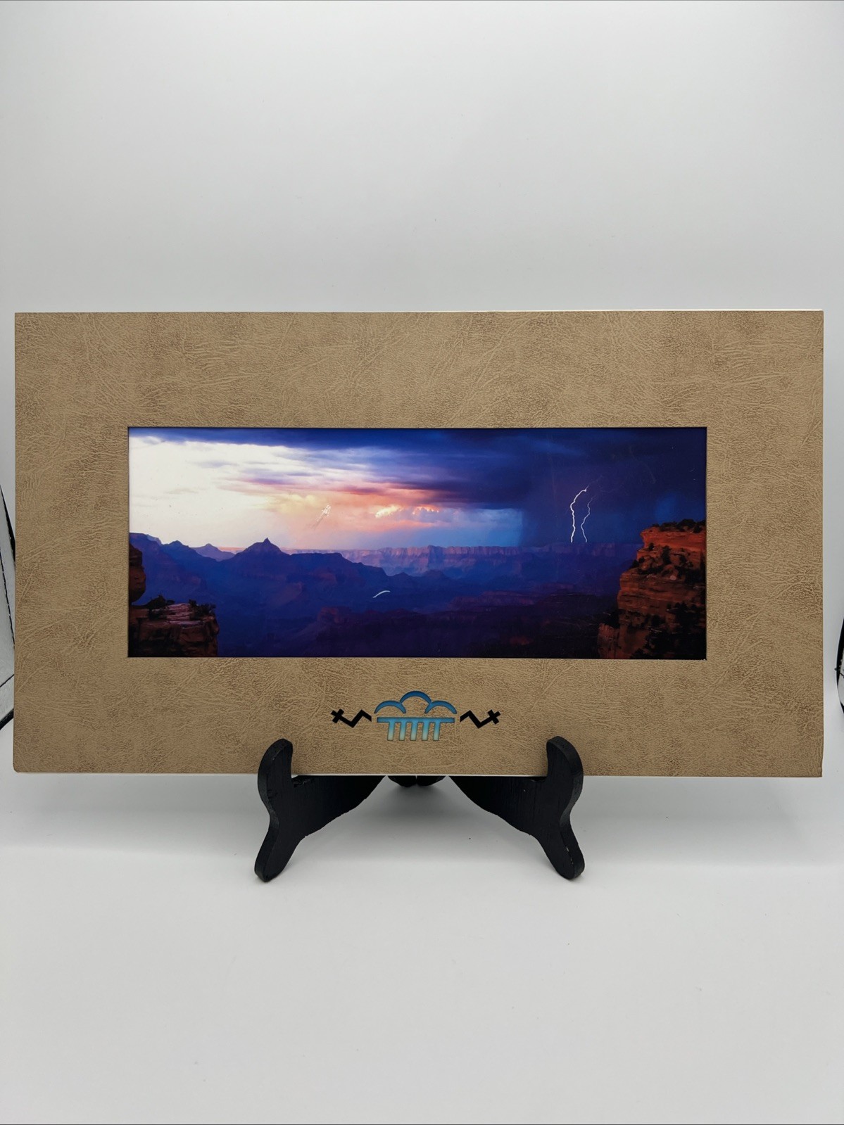 Signed K.V. Johnson National Parks of America Canyon Sunset Lightning Print