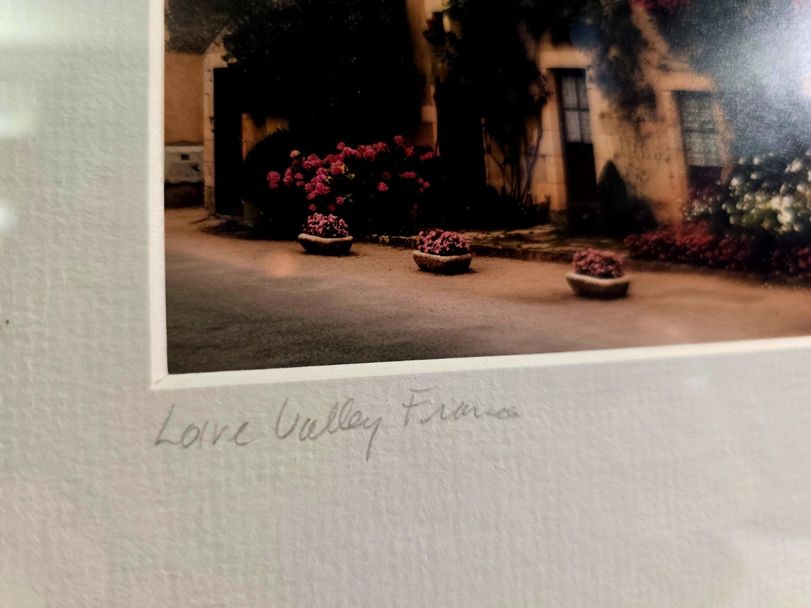 Signed John Galbo Photograph “Renaissance” “France-Loire Valley” Framed 11×13
