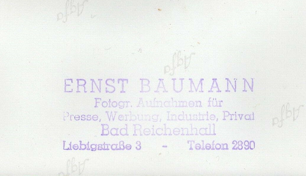 23×17 Early Barite Colour Photo Ernst Baumann 1959 Hotel Axelmannstein Reichenhall