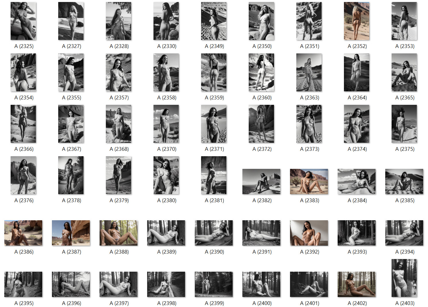 LOT 100x 4×6 Nude Picture Photograp Pinup-Girl Woman Model Femal Risqué Lot 8: