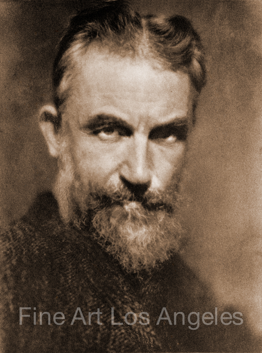 Alvin Langdon Coburn Photo, “Portrait of George Bernard Shaw”