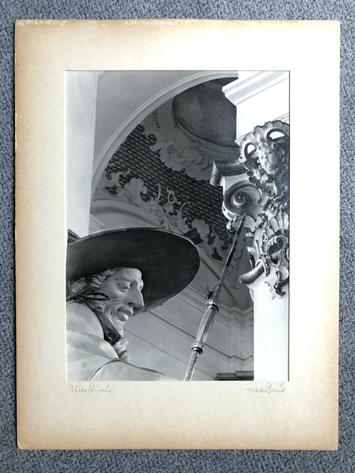 30x22cm vintage orig photo by Max Baur autographed Wieskirche photo F