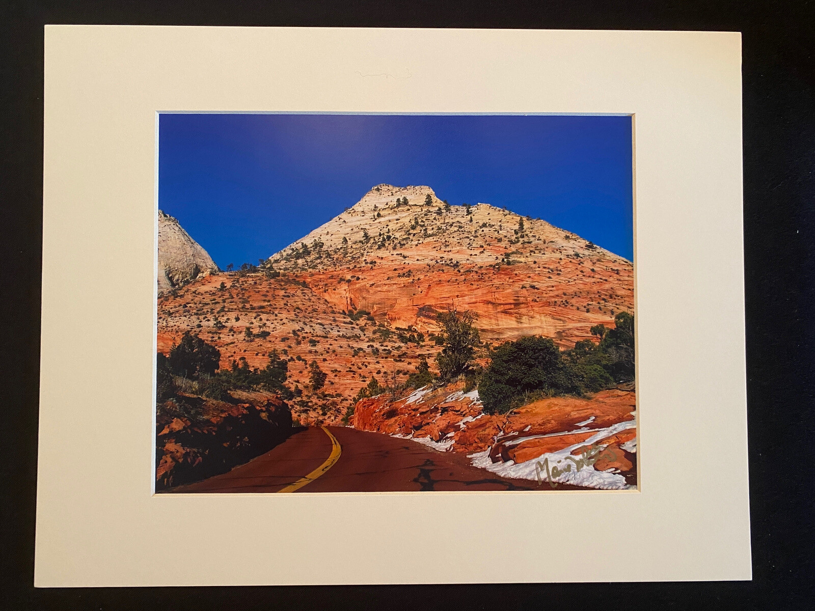 11 X 14 Matted Photo – signed by photographer Marie Whitton – West USA