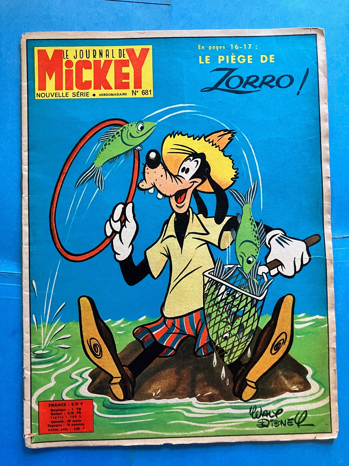 Le Journal De Mickey Nouvelle Comic 1965 (Mouse) , Zorro , Donald Duck , Goofy