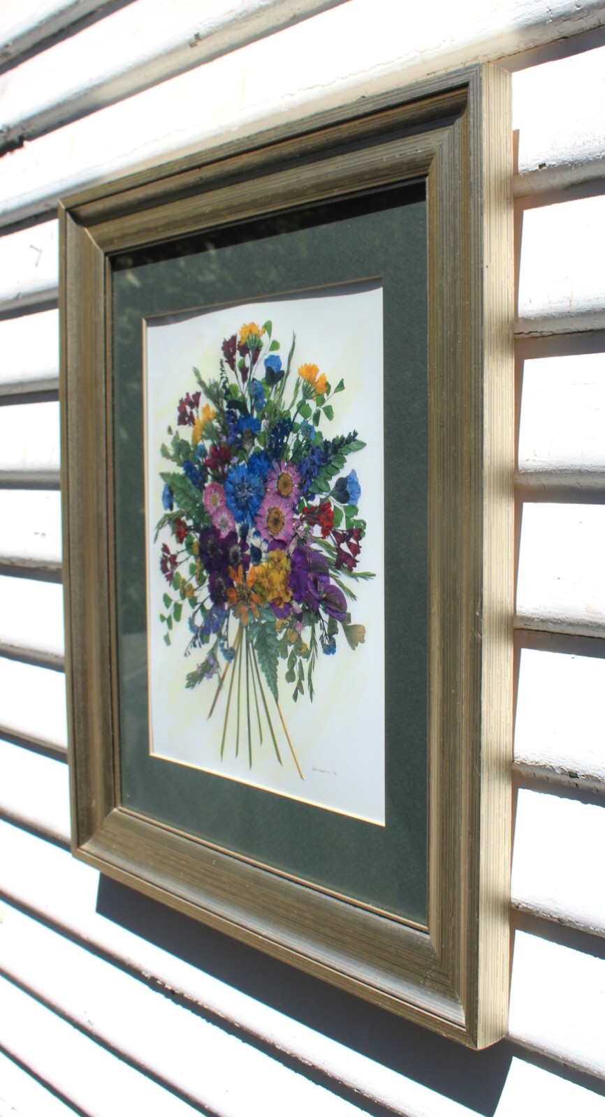 Original Fine Art Photography Still Life Flowers signed “Susan” Matted & Framed