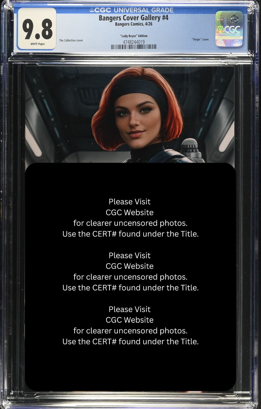 ’26 Bangers Comics Bo-Katan Mandalorian Cosplay VIRGIN Var LE 100 | CGC 9.8