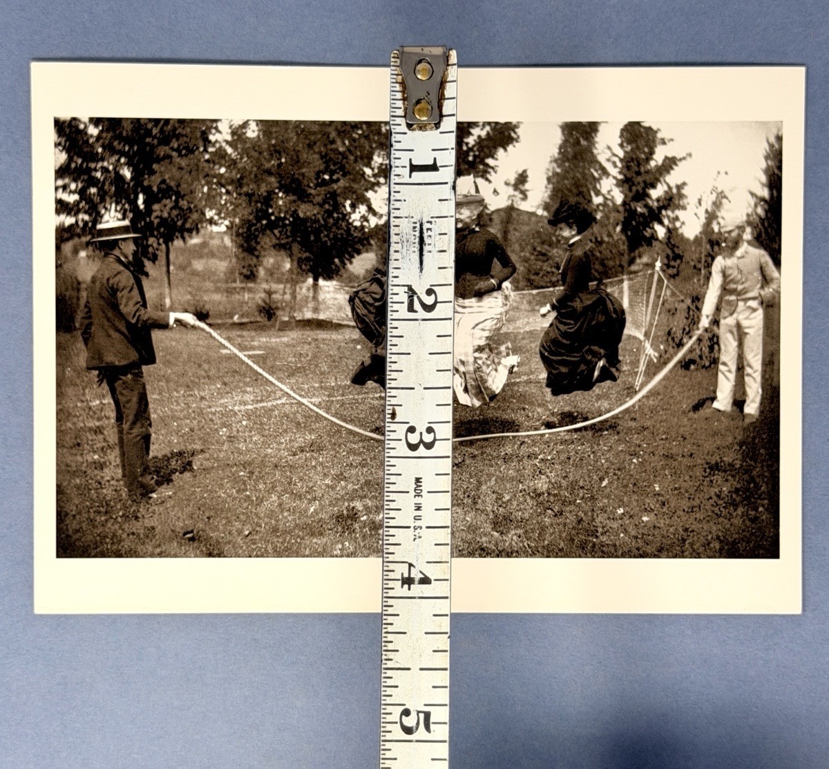 Jumping Rope, Cherry Valley NY 1888 Fotofolio Art Photo Print Card 4.25”x6”