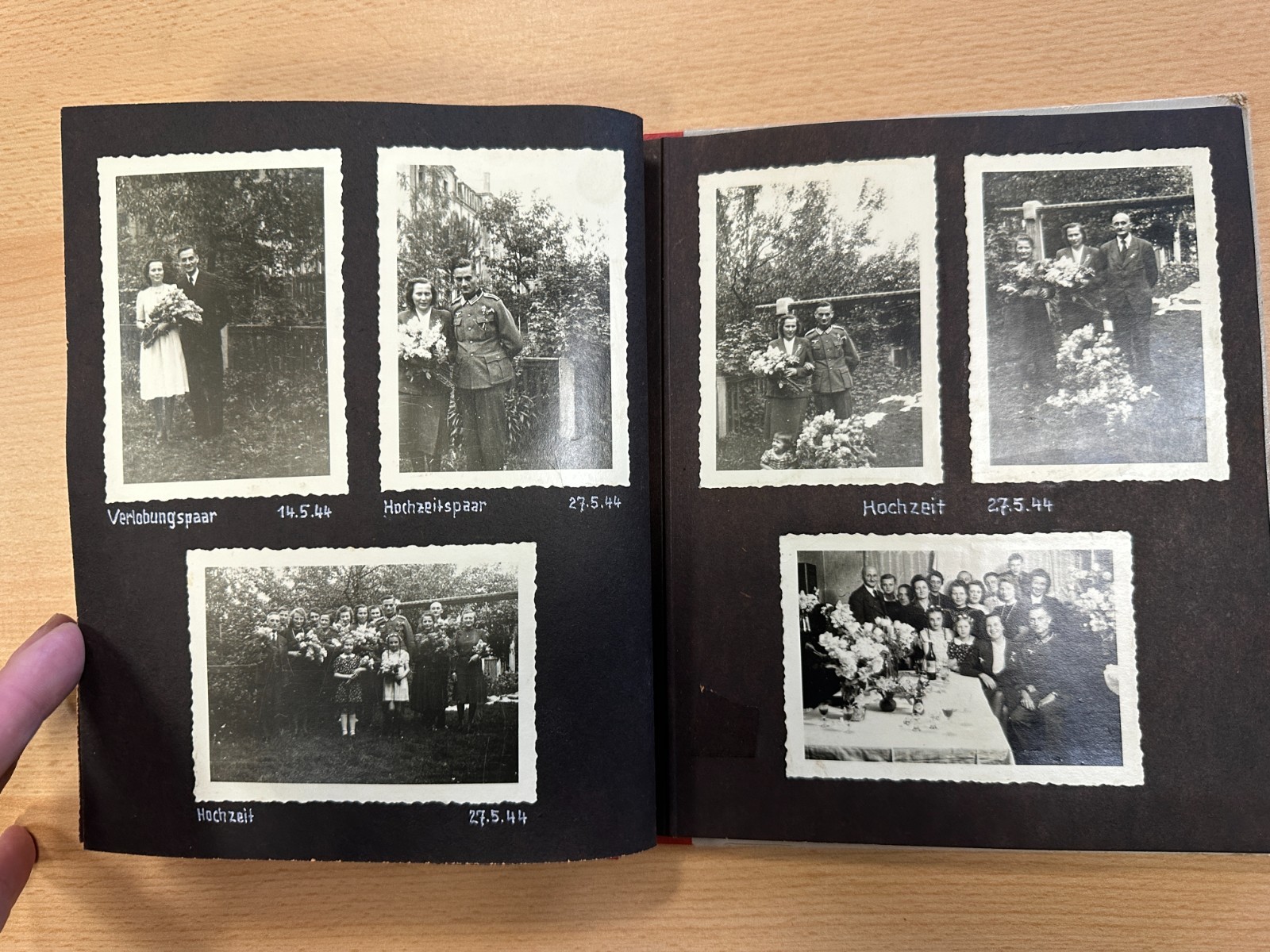 Old Photo Album Civilian from ‘1942 with defects 281025/01