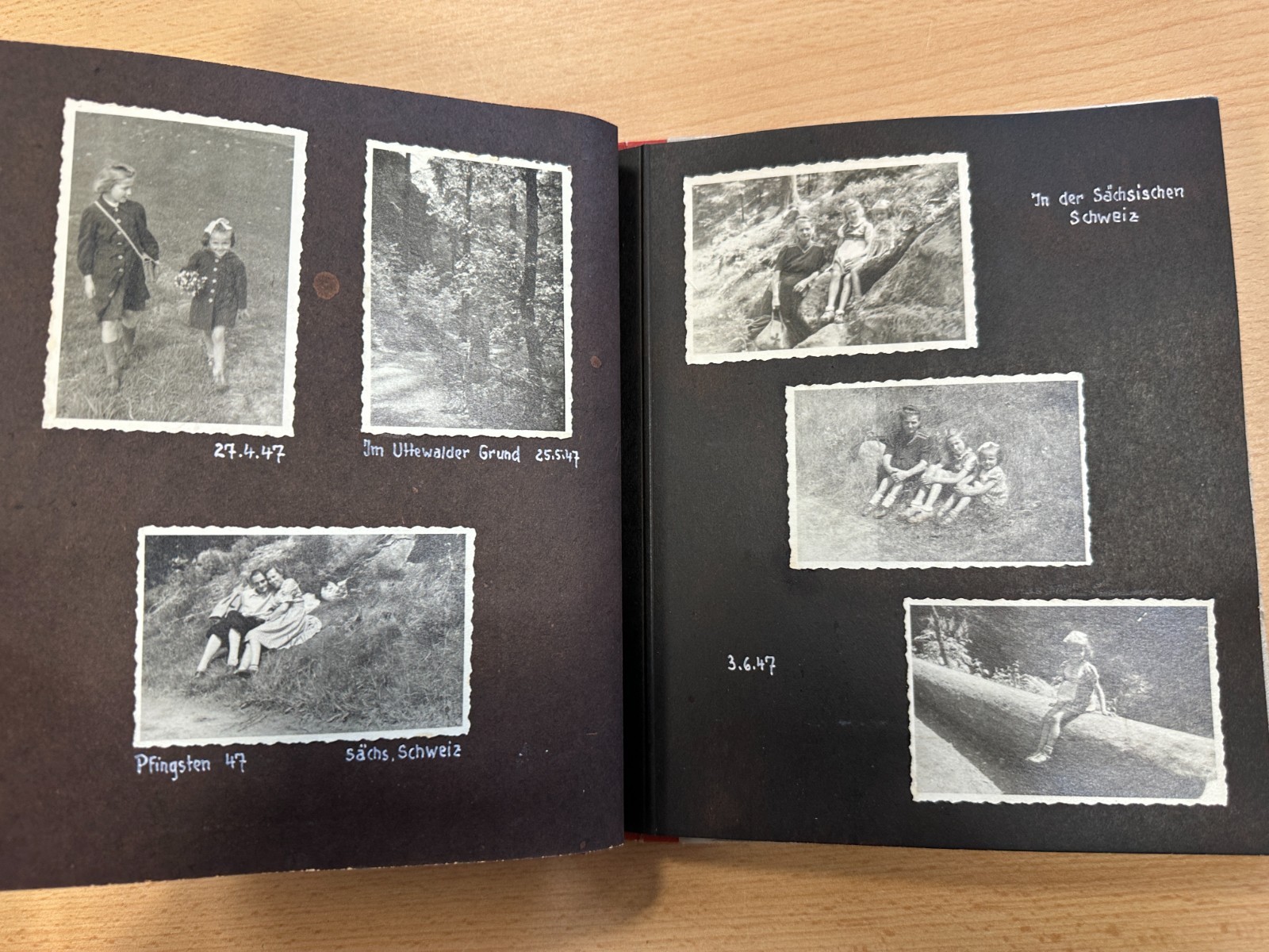 Old Photo Album Civilian from ‘1942 with defects 281025/01