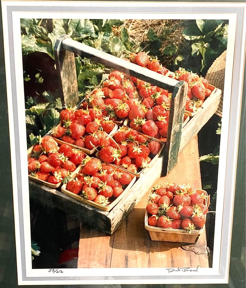 Dick Brown Photography “Strawberries” Limited Edition Amish Life Farmhouse Décor