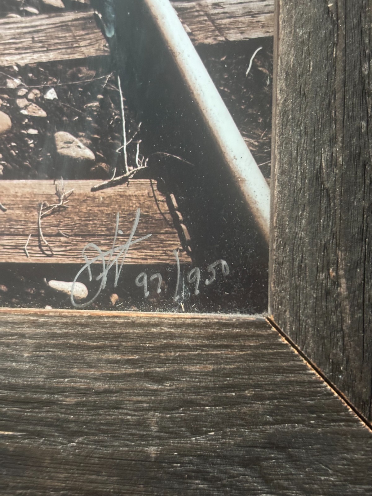 Diptych of Cowboy Life, Sepia Fine Art Photographs in Reclaimed Barnwood Frames