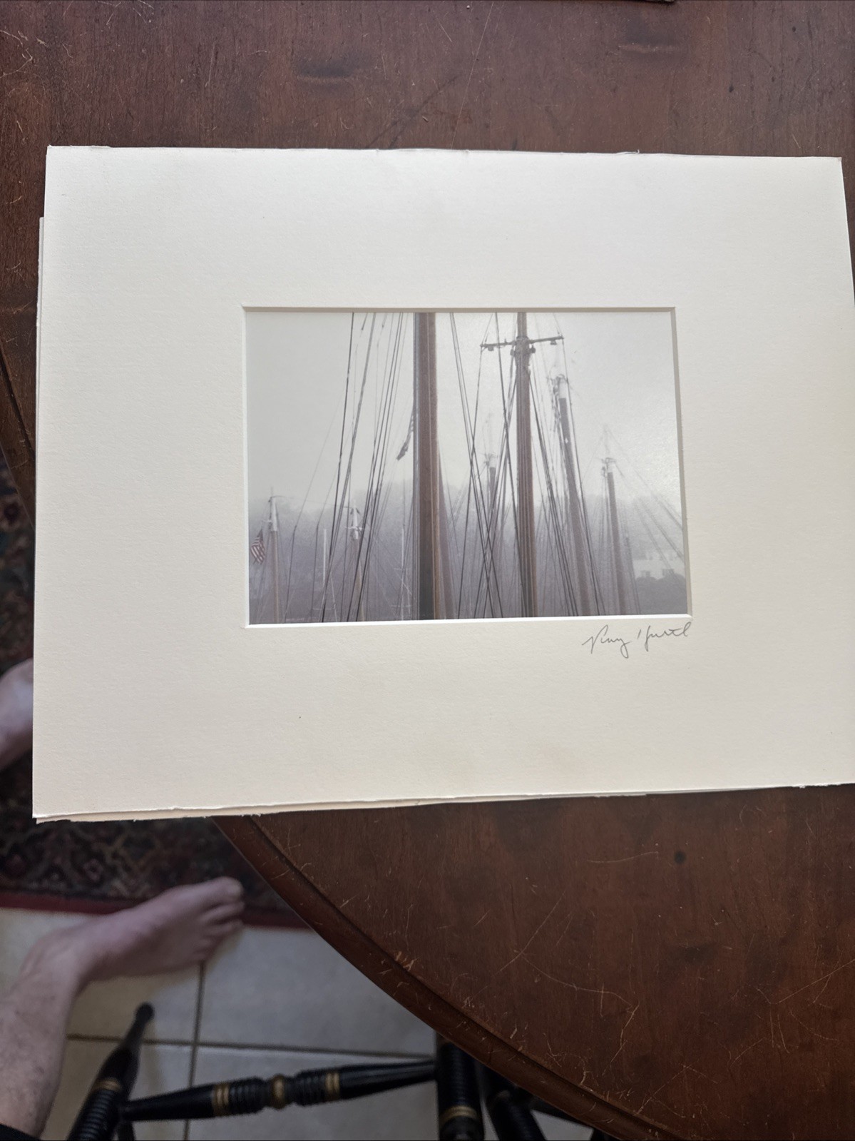 Set Of 3 ray hartl photography Salem WI signed photos nautical Themed