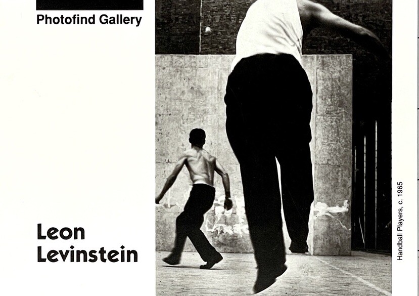 Leon Levinstein Art Show Announcement Card 1990 – Photofind Gallery NYC