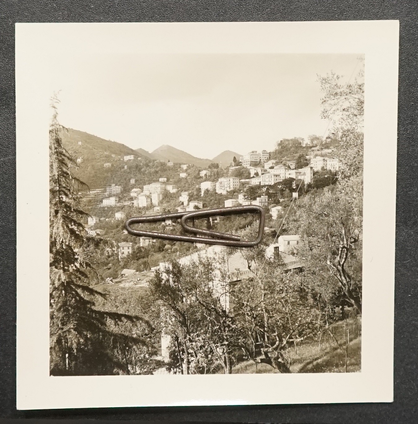 Photo View Camogli Genoa Italy Landscape Ruta Town Portofino Building