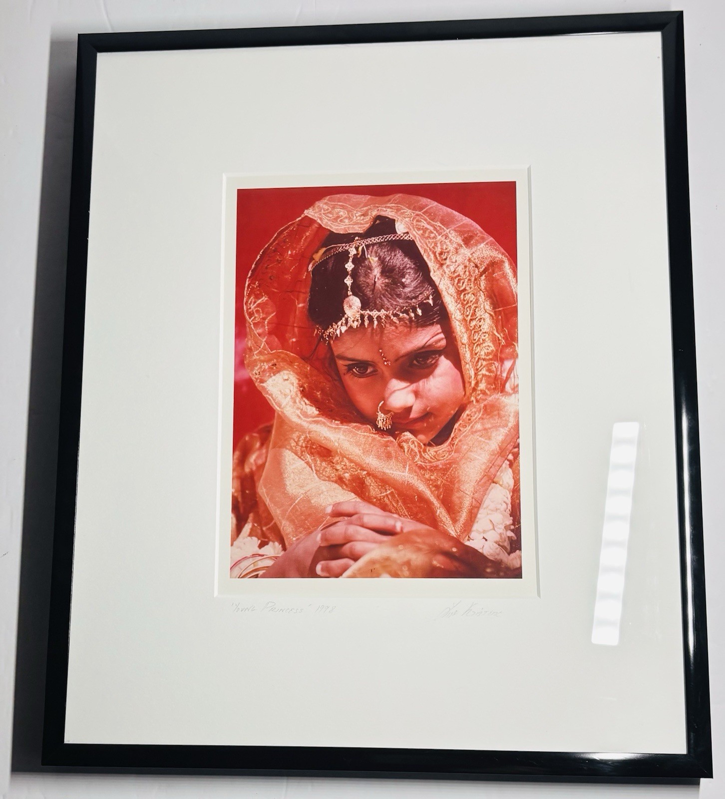 Color Photograph Young Princess by Lisa Kristine Framed Signed