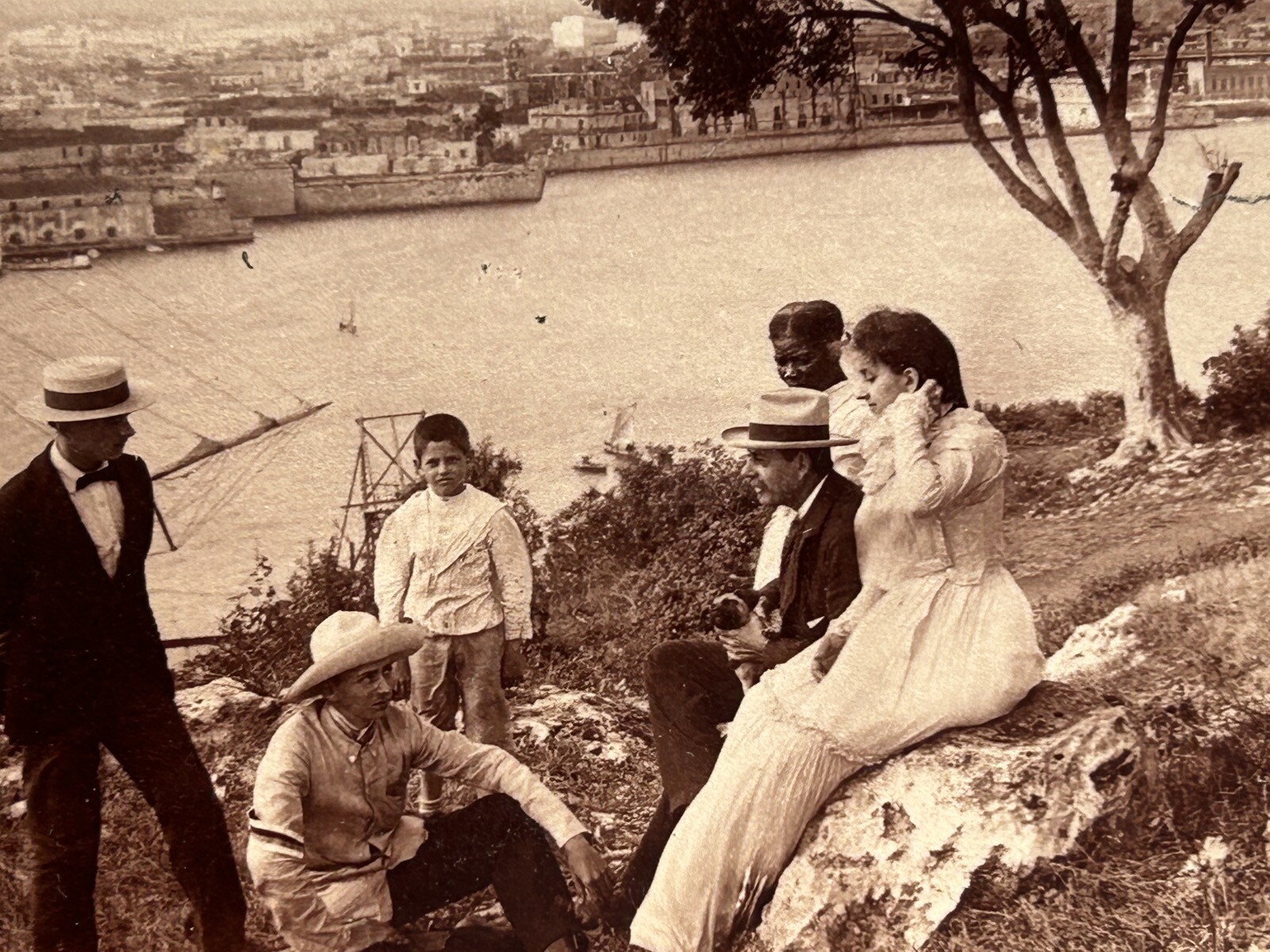 Cuba Havana A Family Cuban 1899 Photo Stereo Vintage Album