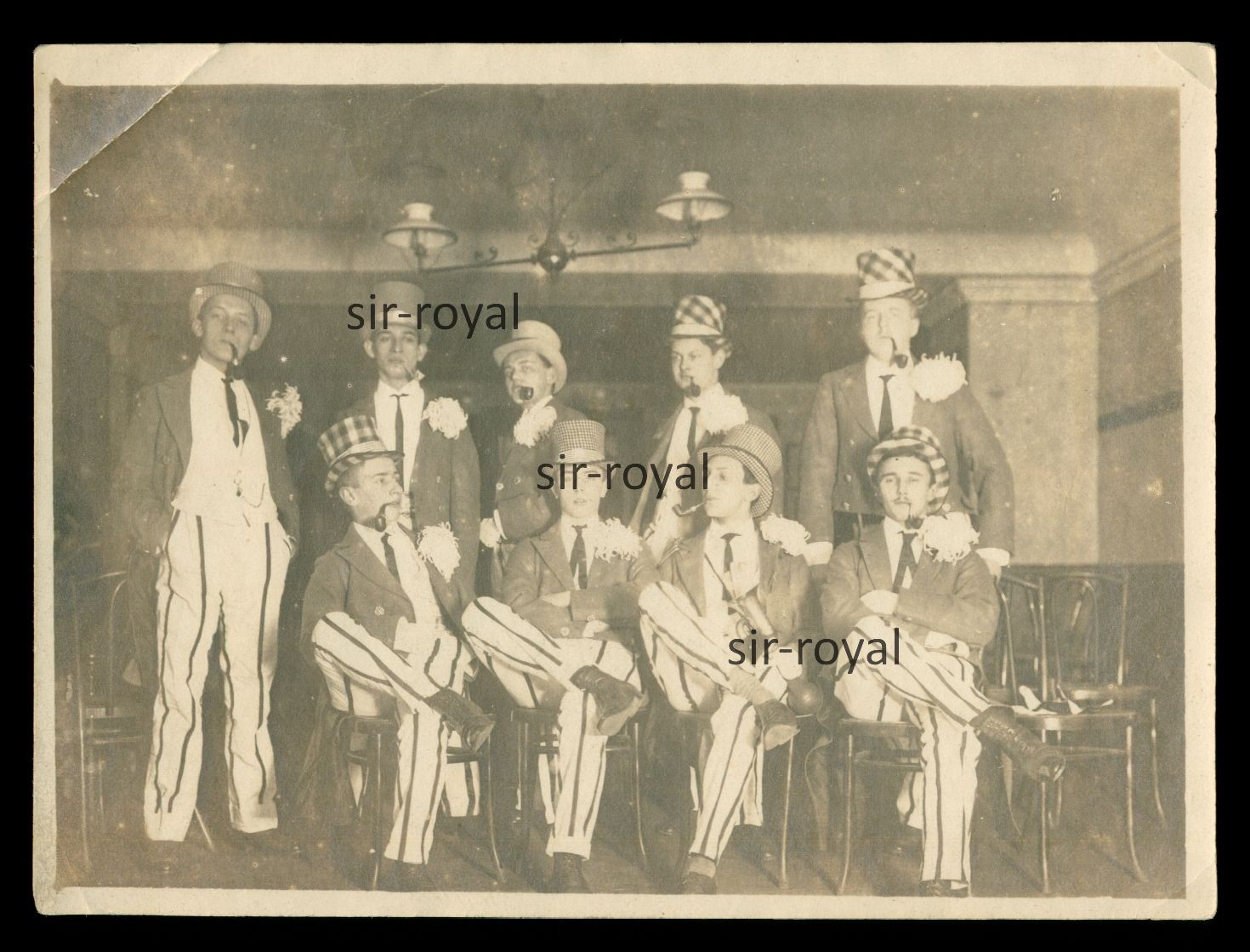 The United States Chrysanthemum Music Band and Dancing Club 1911 – Photo 12x9cm