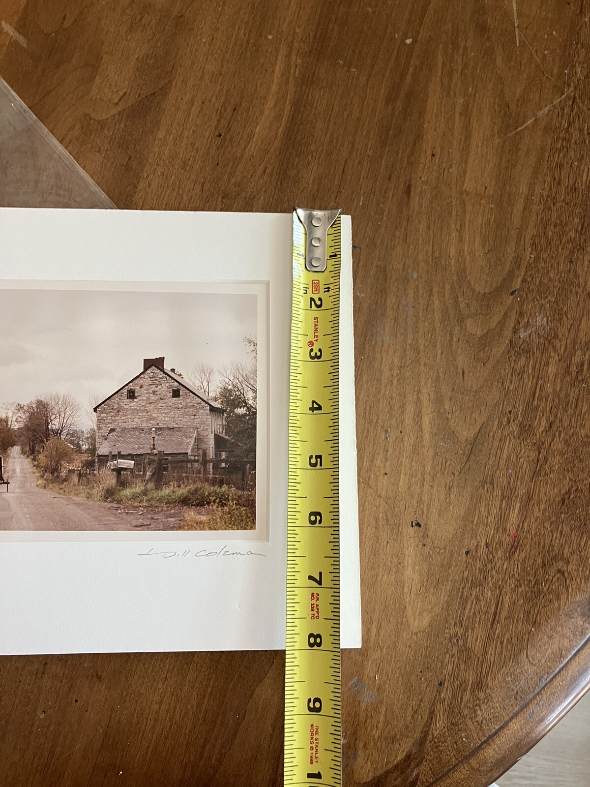 Bill Coleman Amish Signed Photo 5×7 8×10 Matted Cart Horse House Print Authentic