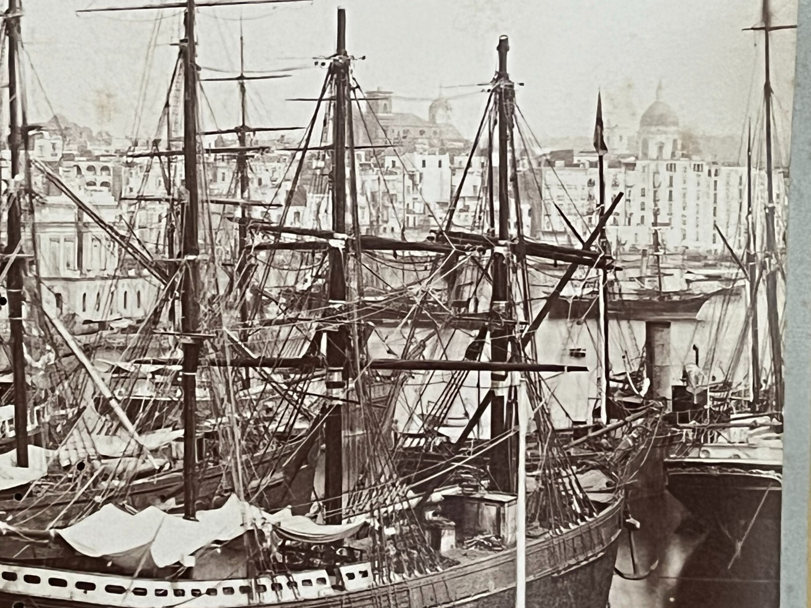 2 Album Photo Giacomo Brogi Circa 1870 Port Naples Napoli Italy 25x19cm (11+12)