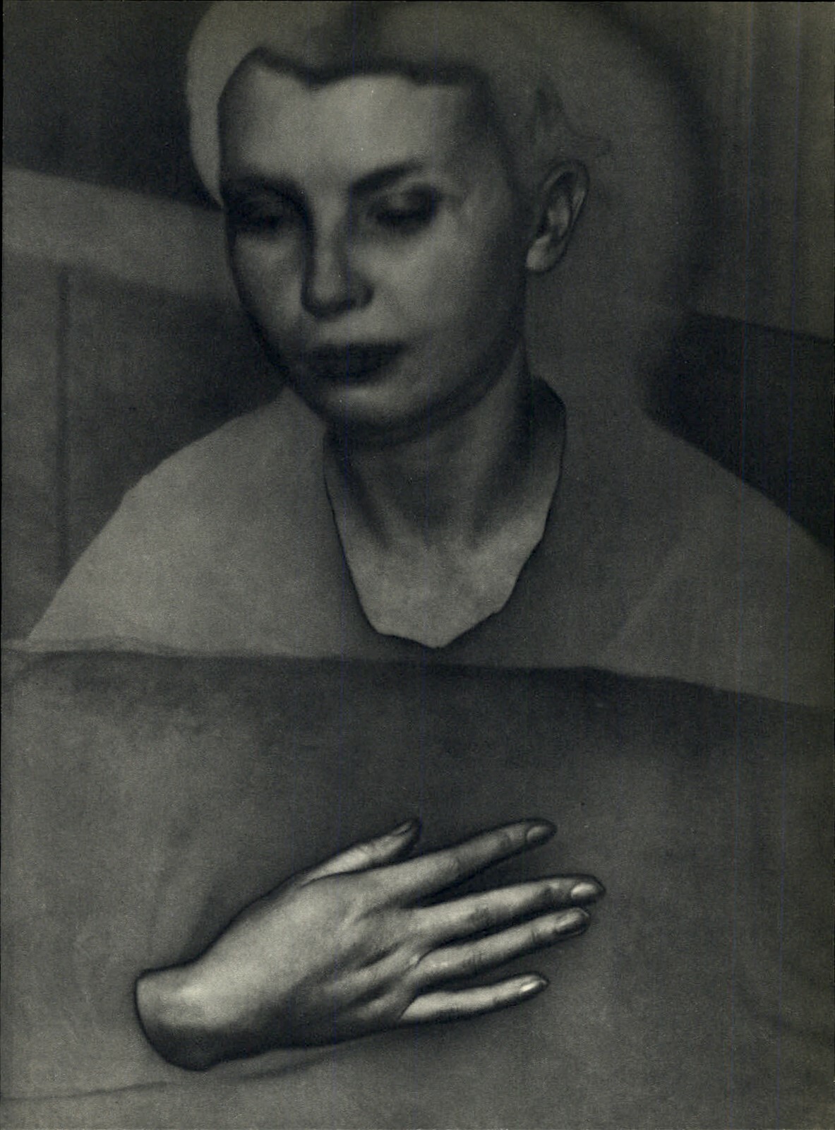 1930 1934 Original MAN RAY Marie Gill Hand Solarized Surreal Art Photo Gravure