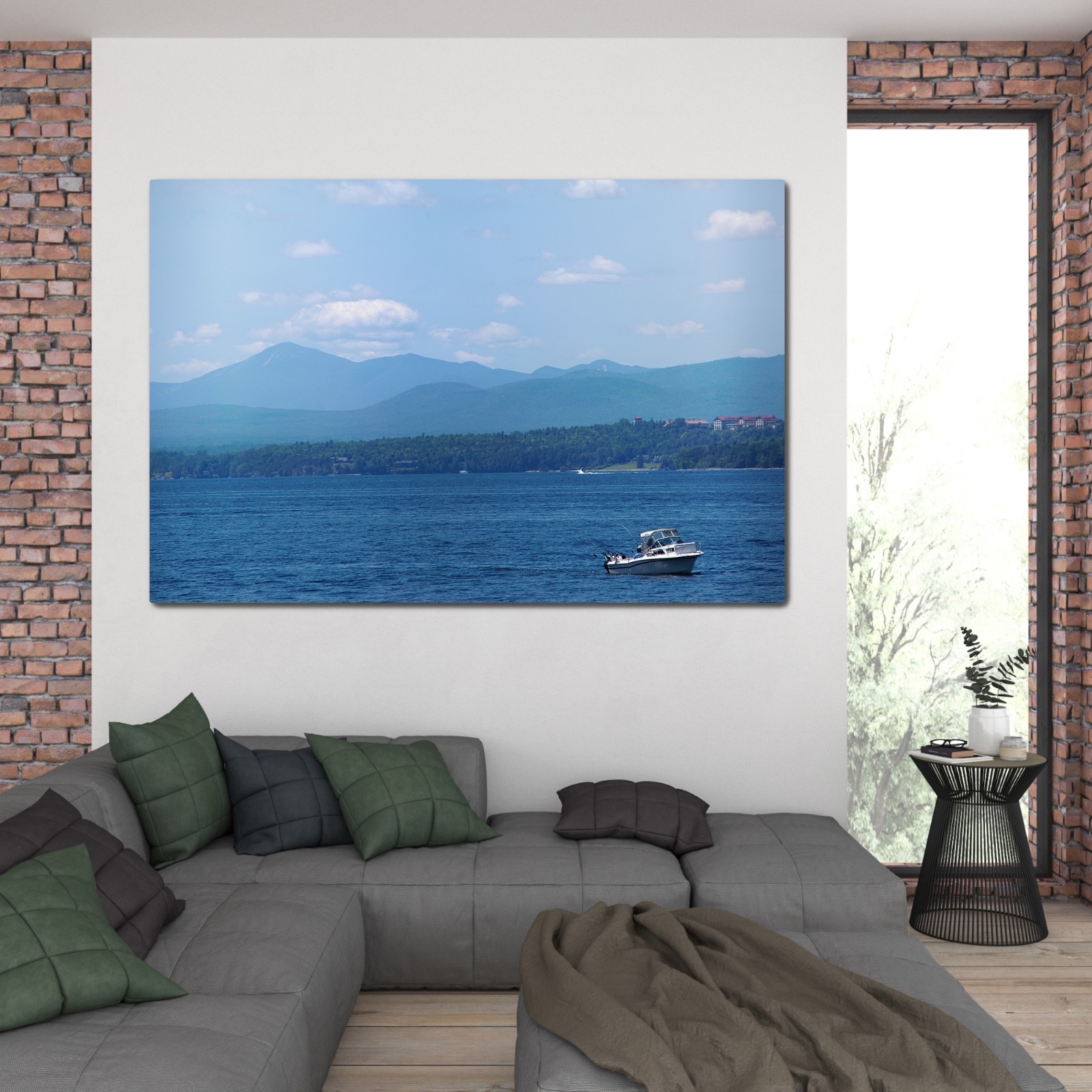 Lake Champlain Vermont Landscape Photo | Metal Print | Fine Art Photography VT