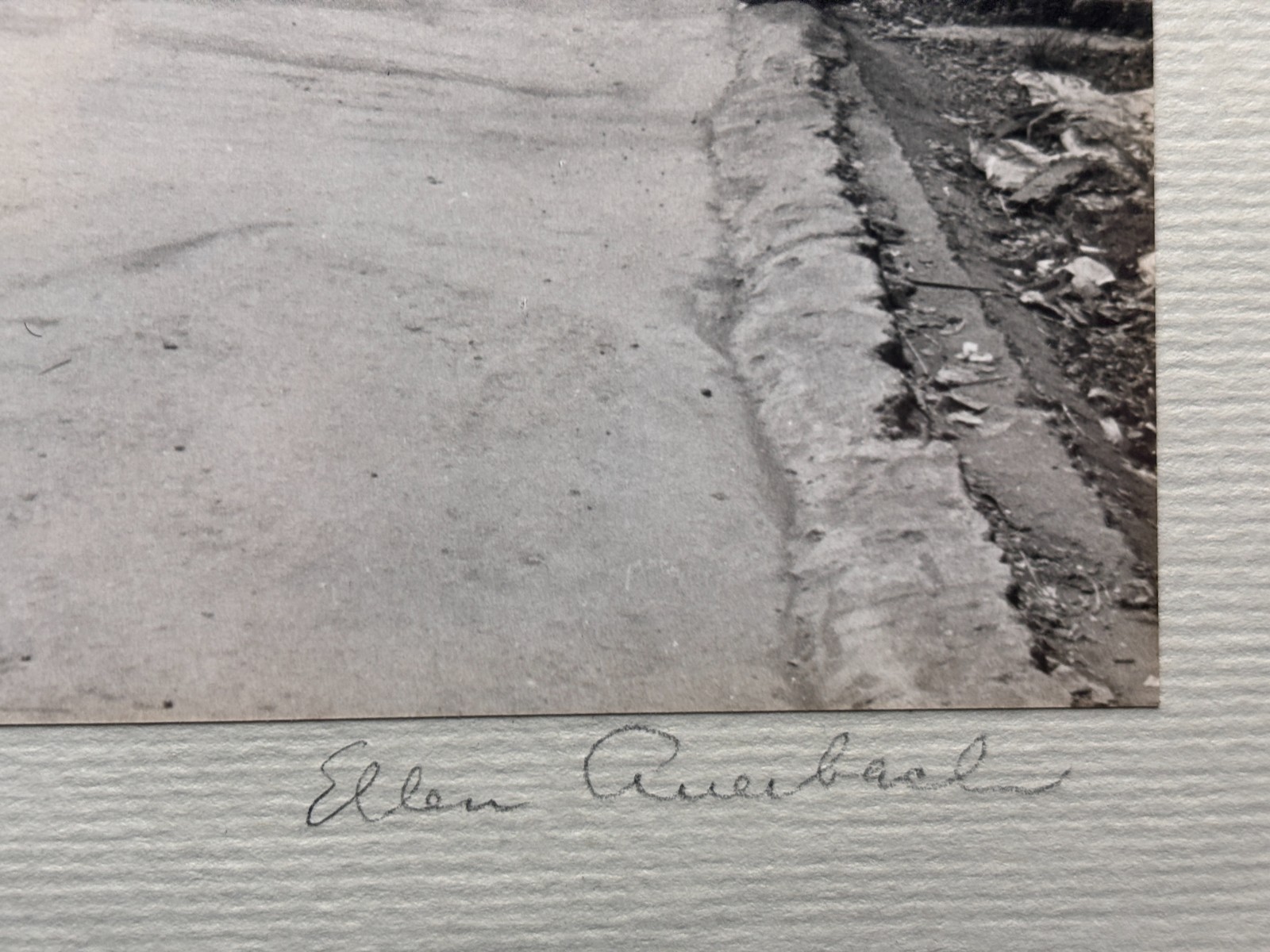 ELLEN AUERBACH Beunaventura, Columbia Street Scene (1949) Signed Silver Gelatin