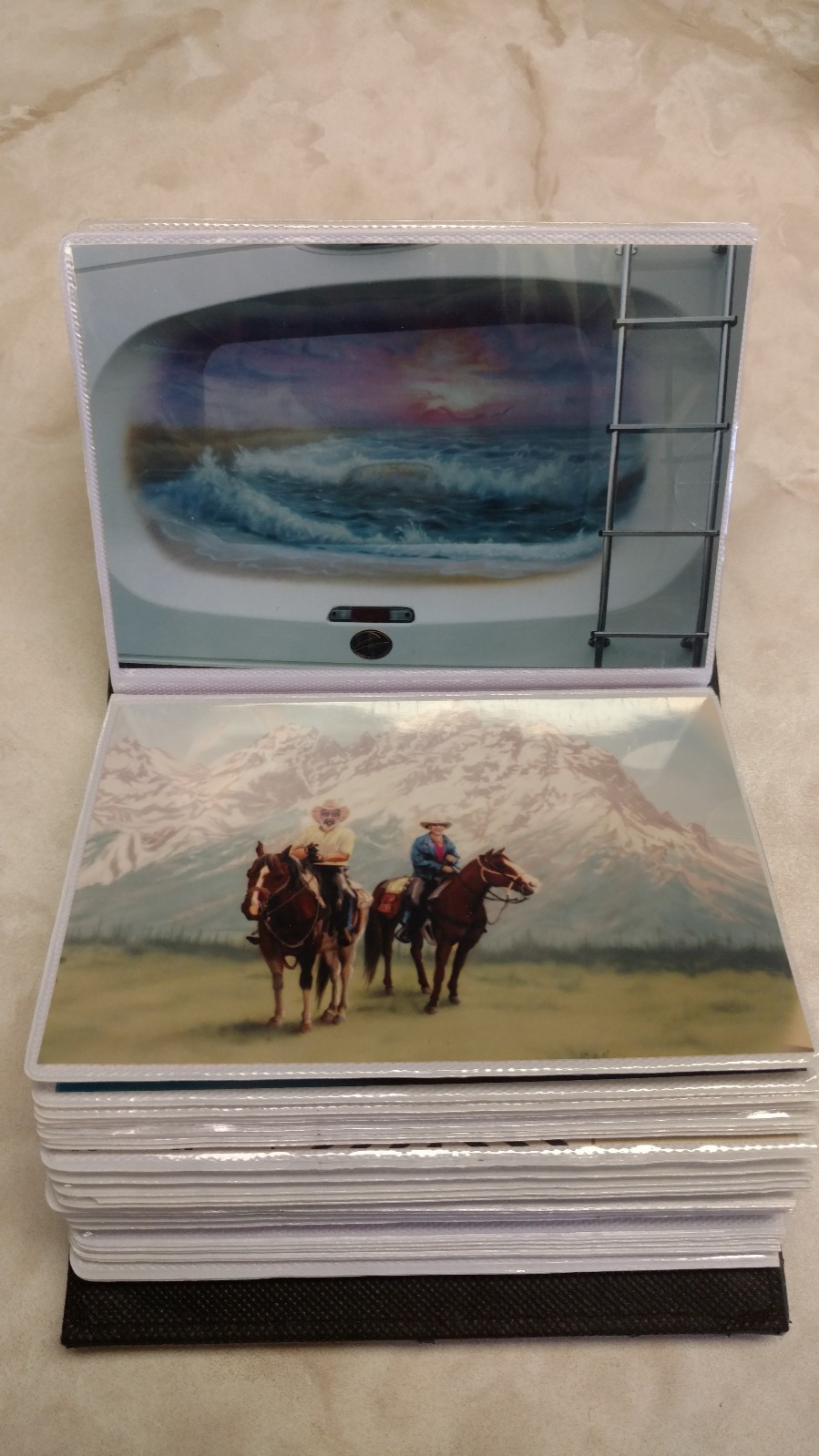 RV Art 100 Page Photo Album Portfolio Pinstriping Motorhome Airbrush Murals Gift