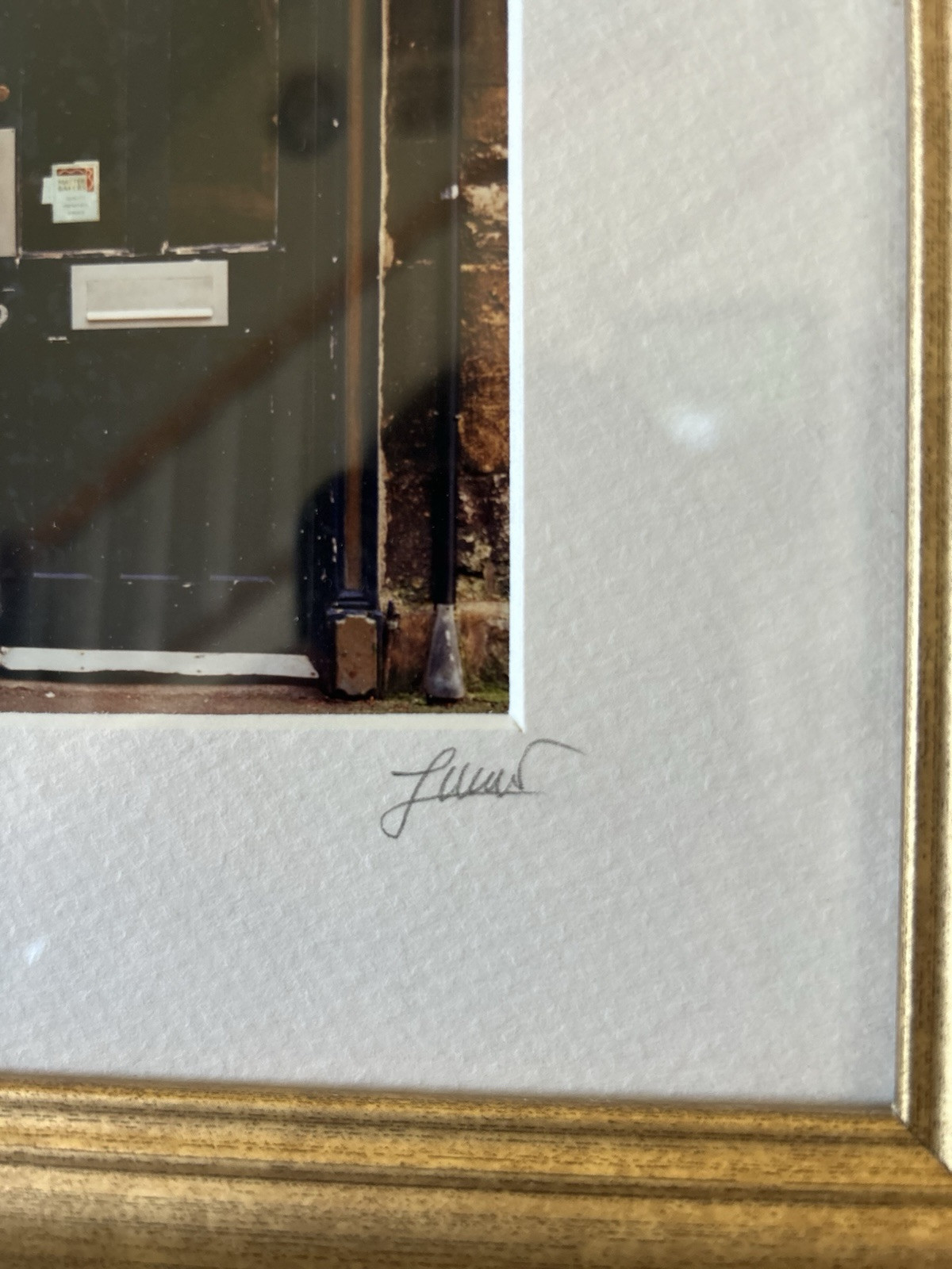 Signed Framed Photo Print By Luciano