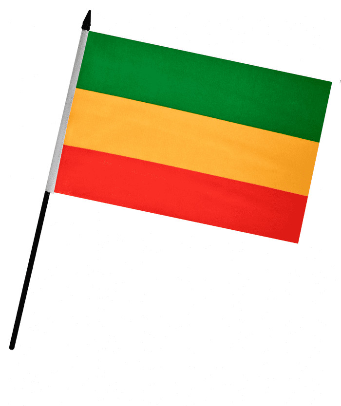 Ethiopia 1975 to 1987 Hand Flag (9″ x 6″)