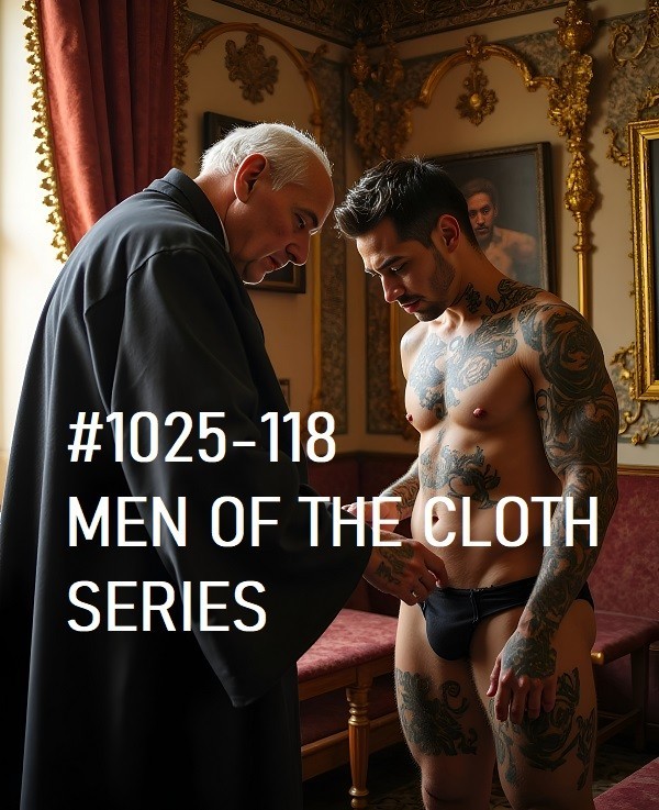 MALE PORTRAIT #1025-118 -men of the cloth series -free shipping in usa