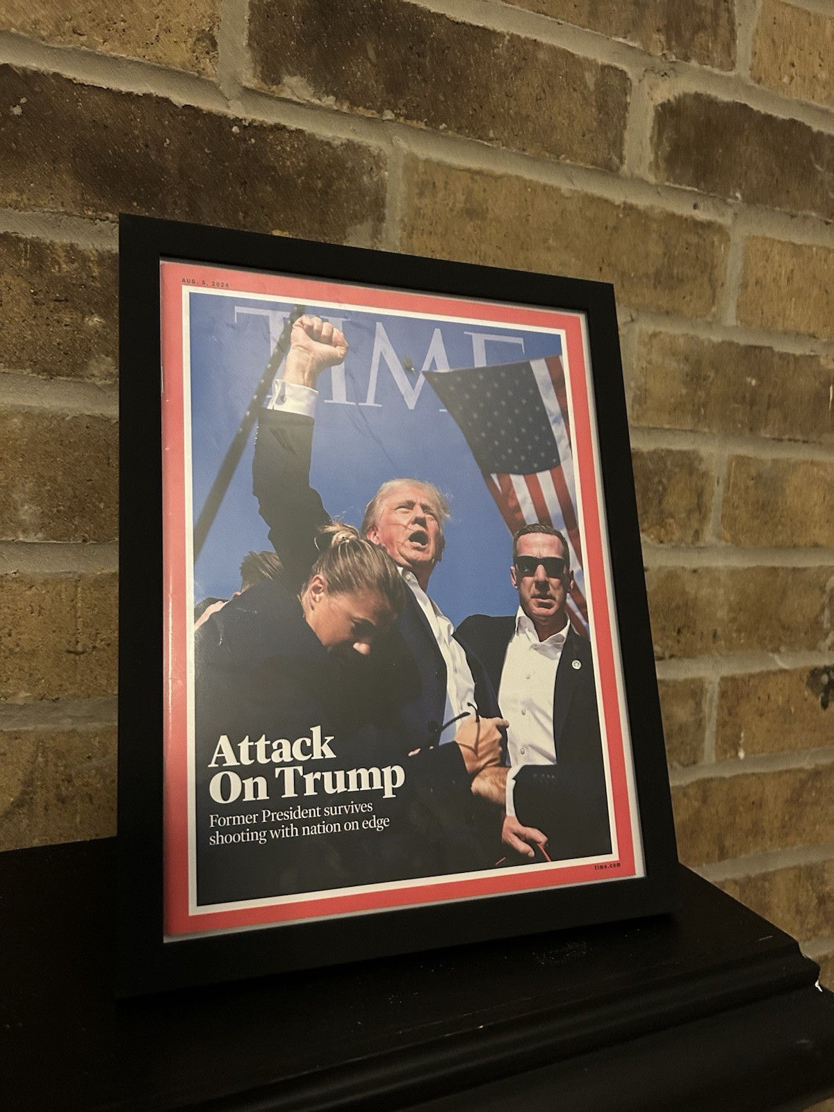 TIME Magazine – 08.05.24 : Assassination Attempt on Trump 2024, PRINT