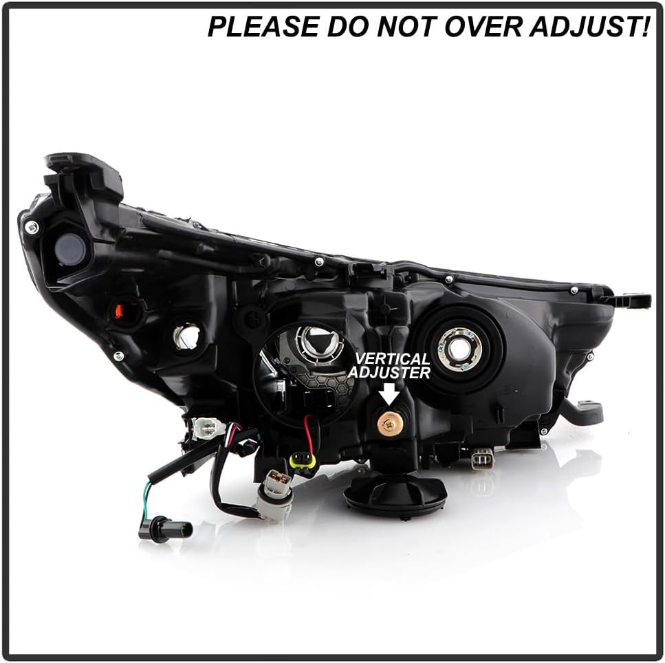 – for 2017 2018 2019 Toyota Highlander LE|XLE Factory Style Black Projector Head
