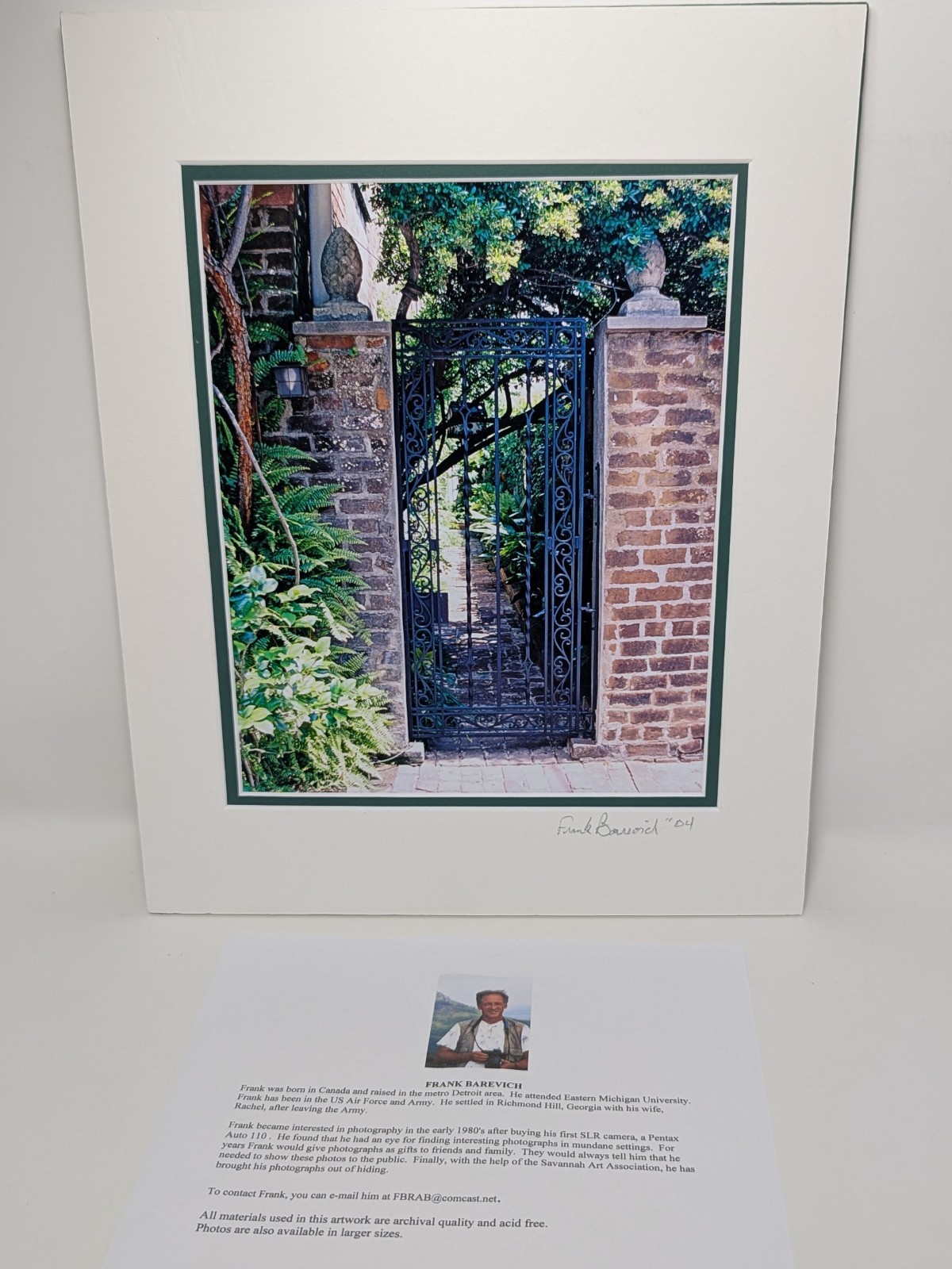 Savannah Gate; Photography By Frank Barevich , Historic Georgia Architecture