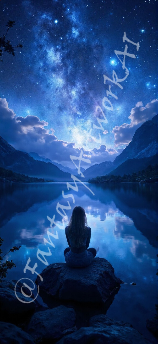 Night Sky – Digital Image Picture PC Phone Background AI, 7 images – #36