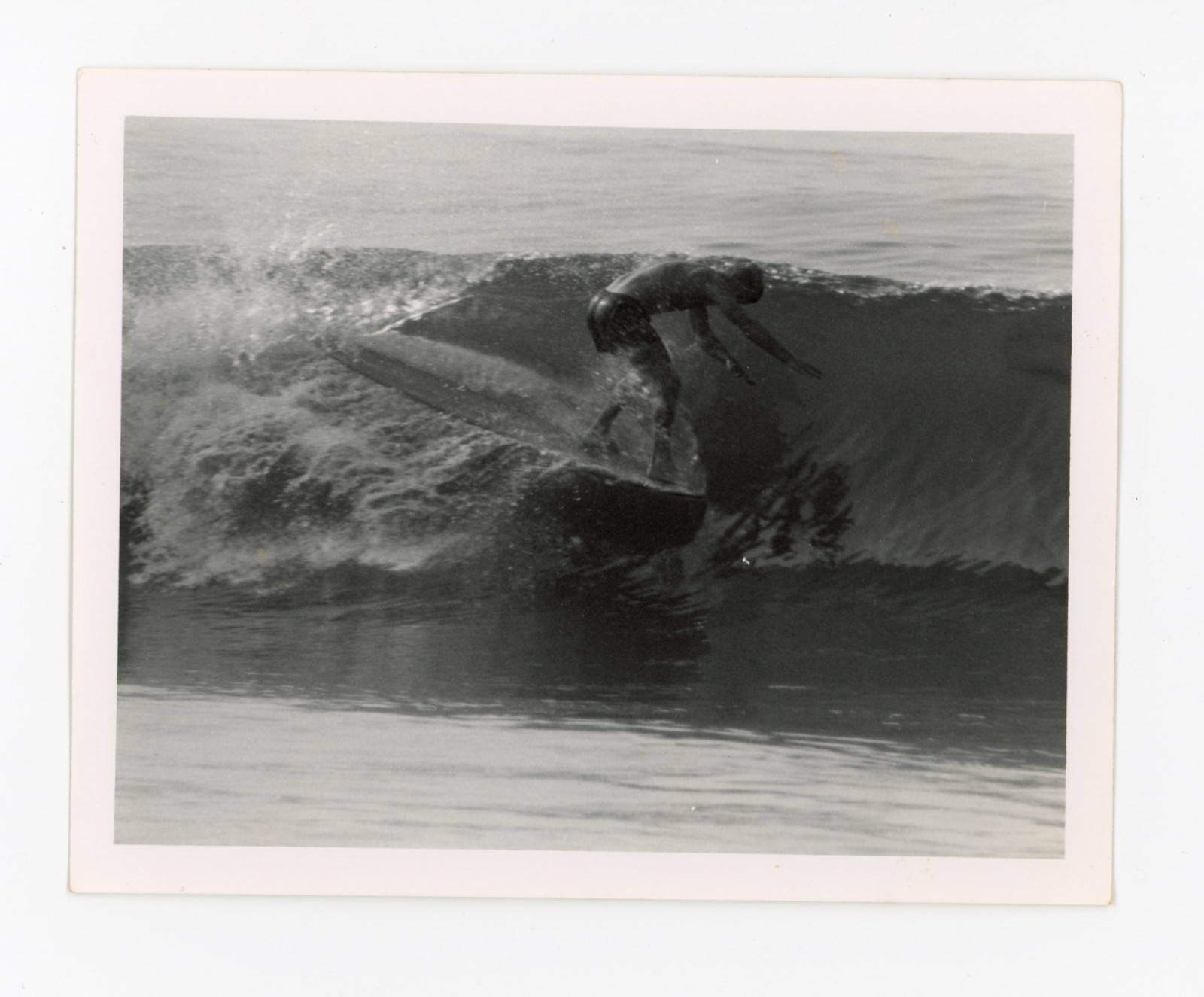 California Surfing Snapshot Photo 1960 Waves Ocean Water SoCal Surfer