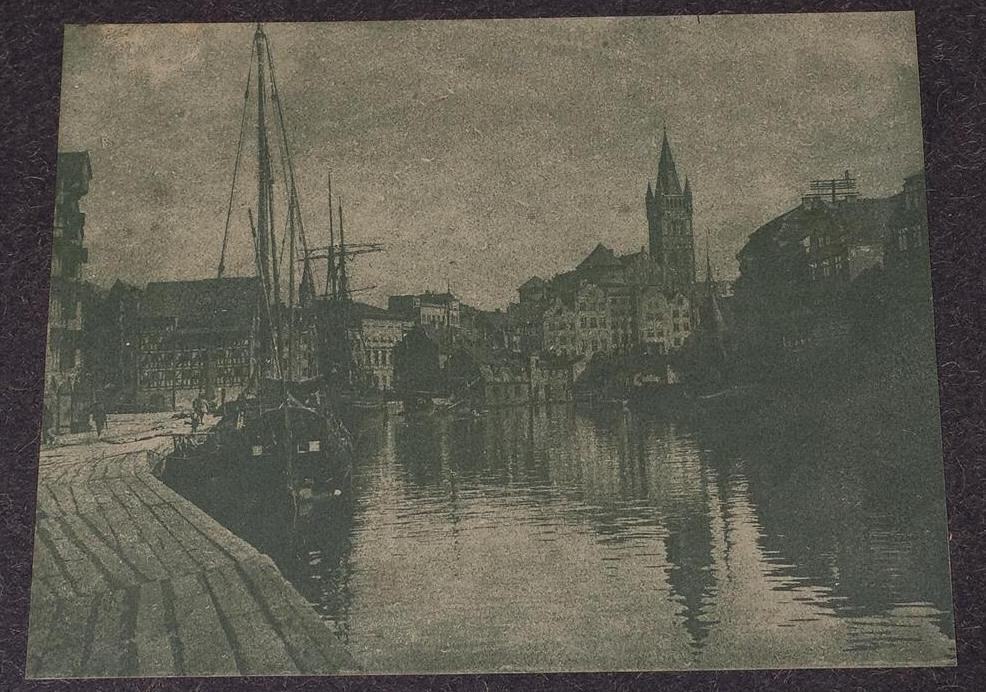 Lübeck Piktorialistische Fotografie, Stil Heinrich Kühn: Foto um 1905 Ansicht