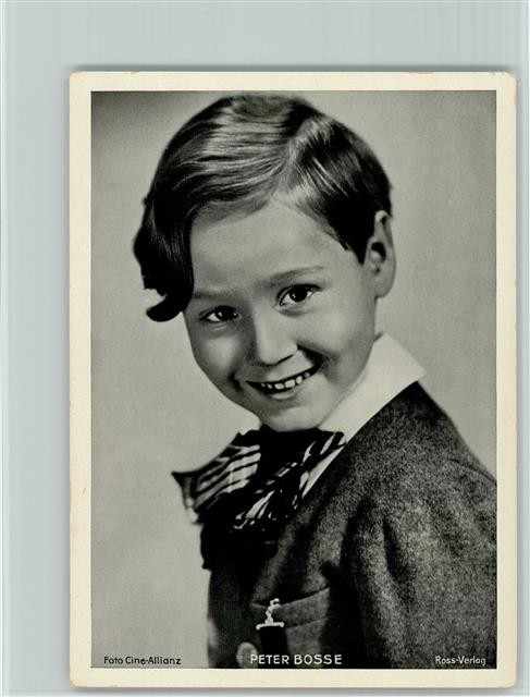 40137787 – Peter Bosse as Child Photo 13x18cm Film Actor