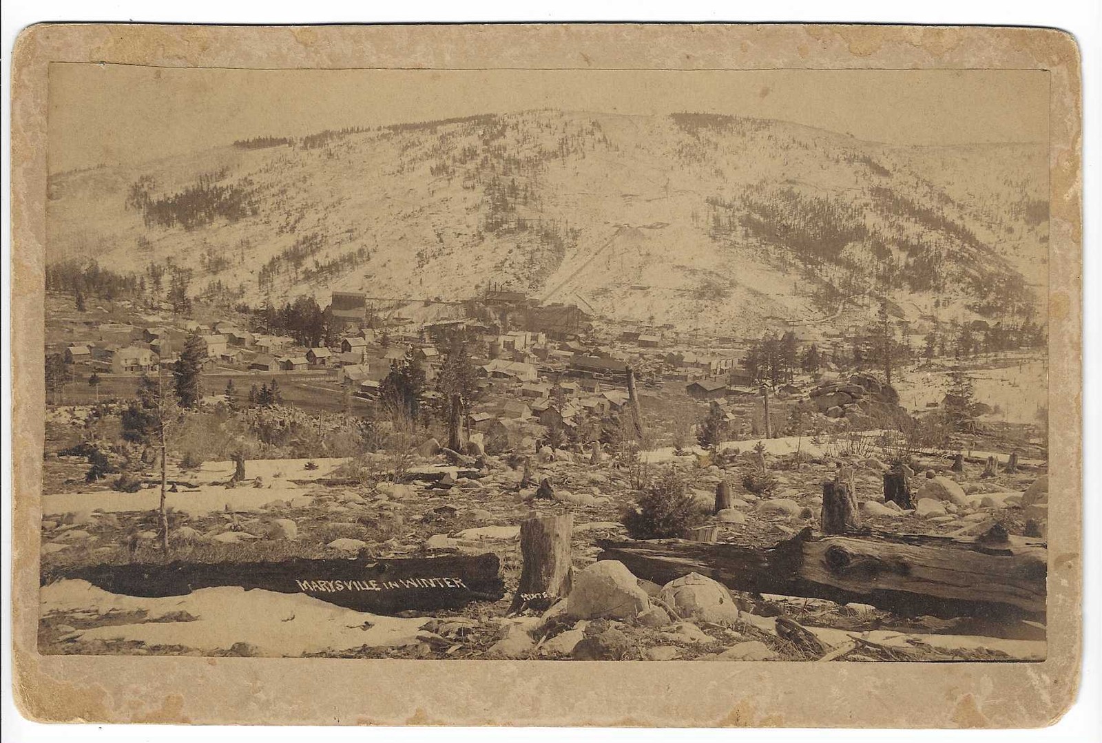 Hunter, Montana / Marysville in Winter 1895