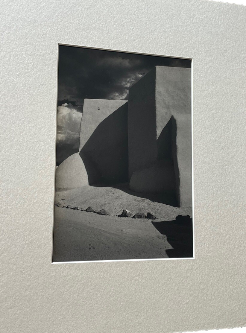 Signed Photo Bernhard J Suess 1984 New Mexico Church