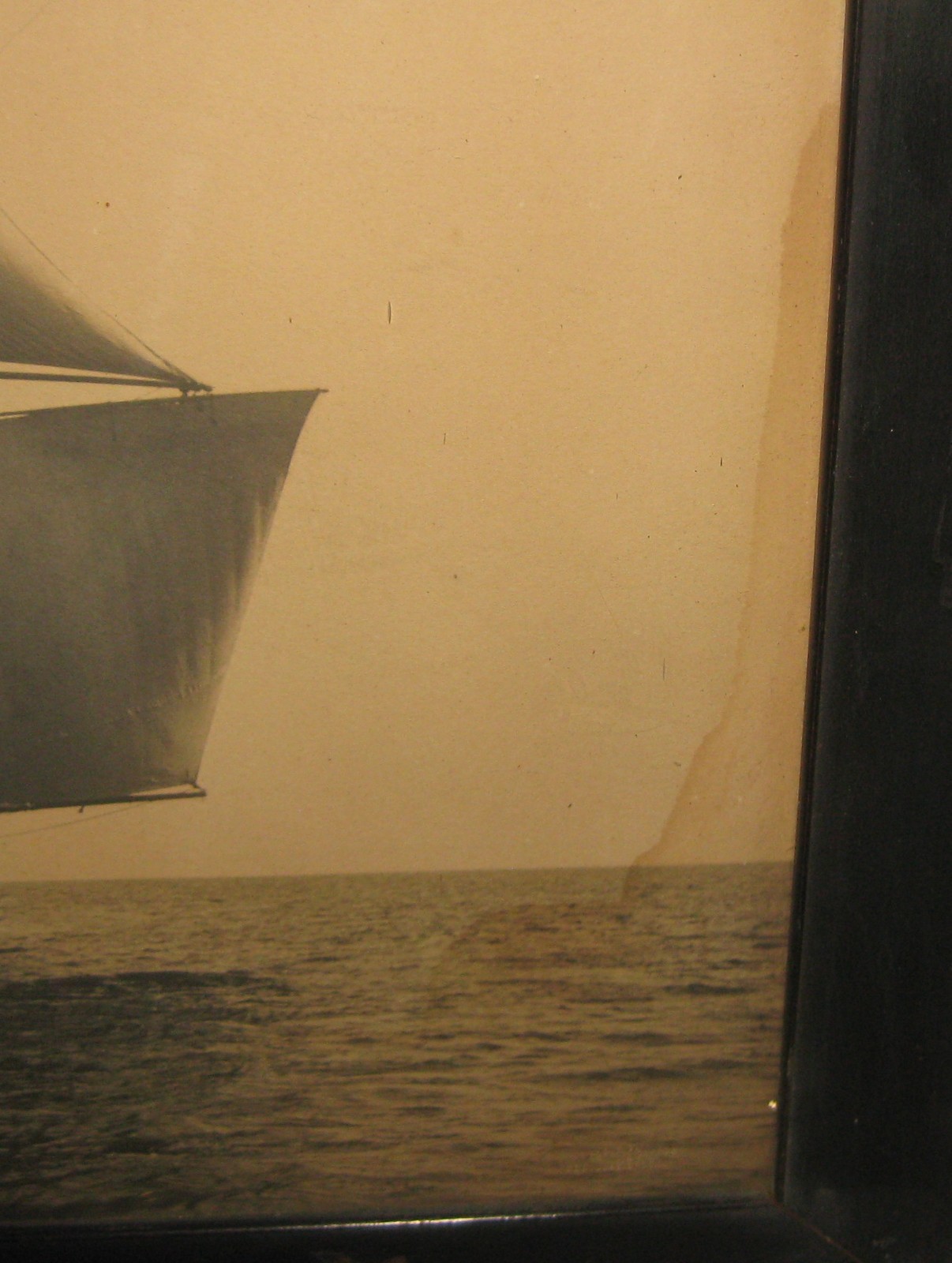 Antique CHARLES BOLLES ‘Benjamin F Packard’ SAILBOAT Sailing Gelatin PHOTOGRAPH