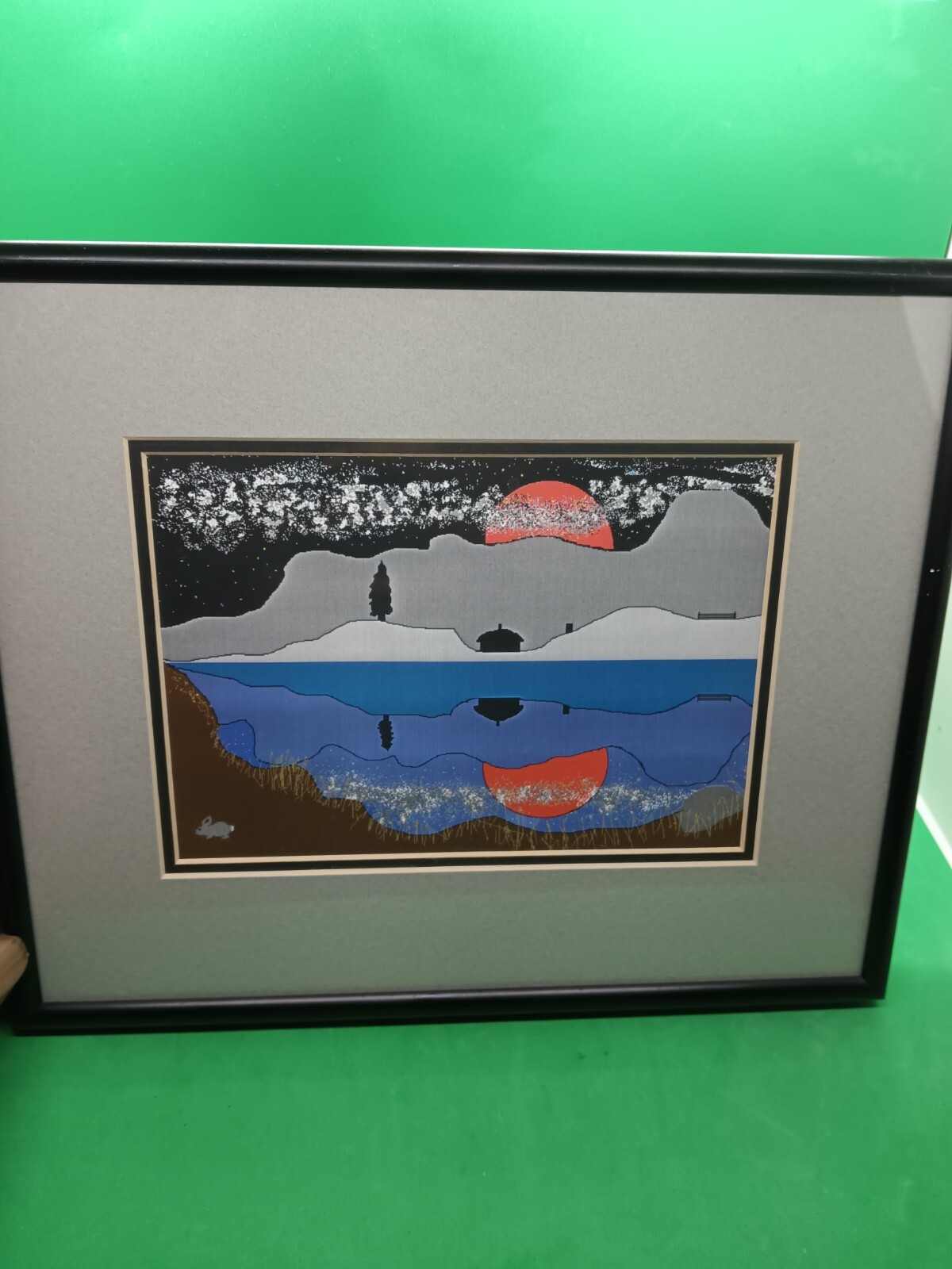 Fine Arts Framed Prints. Titled Reflections. 10th Grade Art Entry, Reuben Yazzie