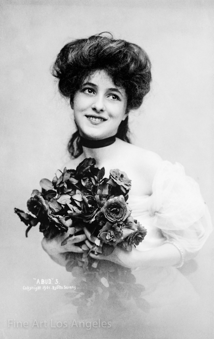 Otto Sarony Photo, Evelyn Nesbit, “A Bud #5”, 1901