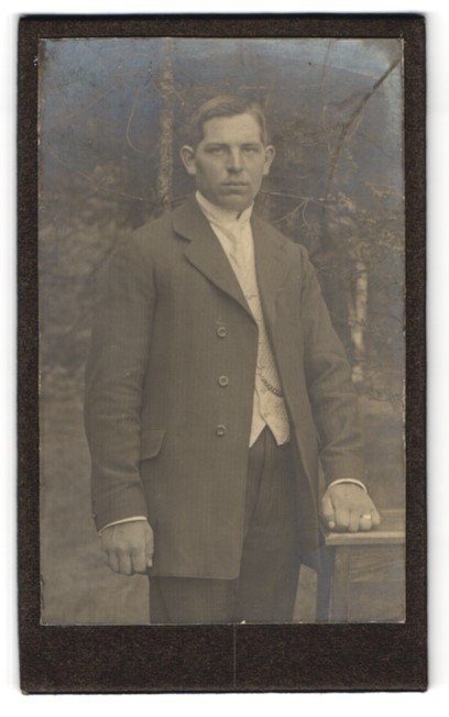 Photograph Portrait of a Man with Serious Expression