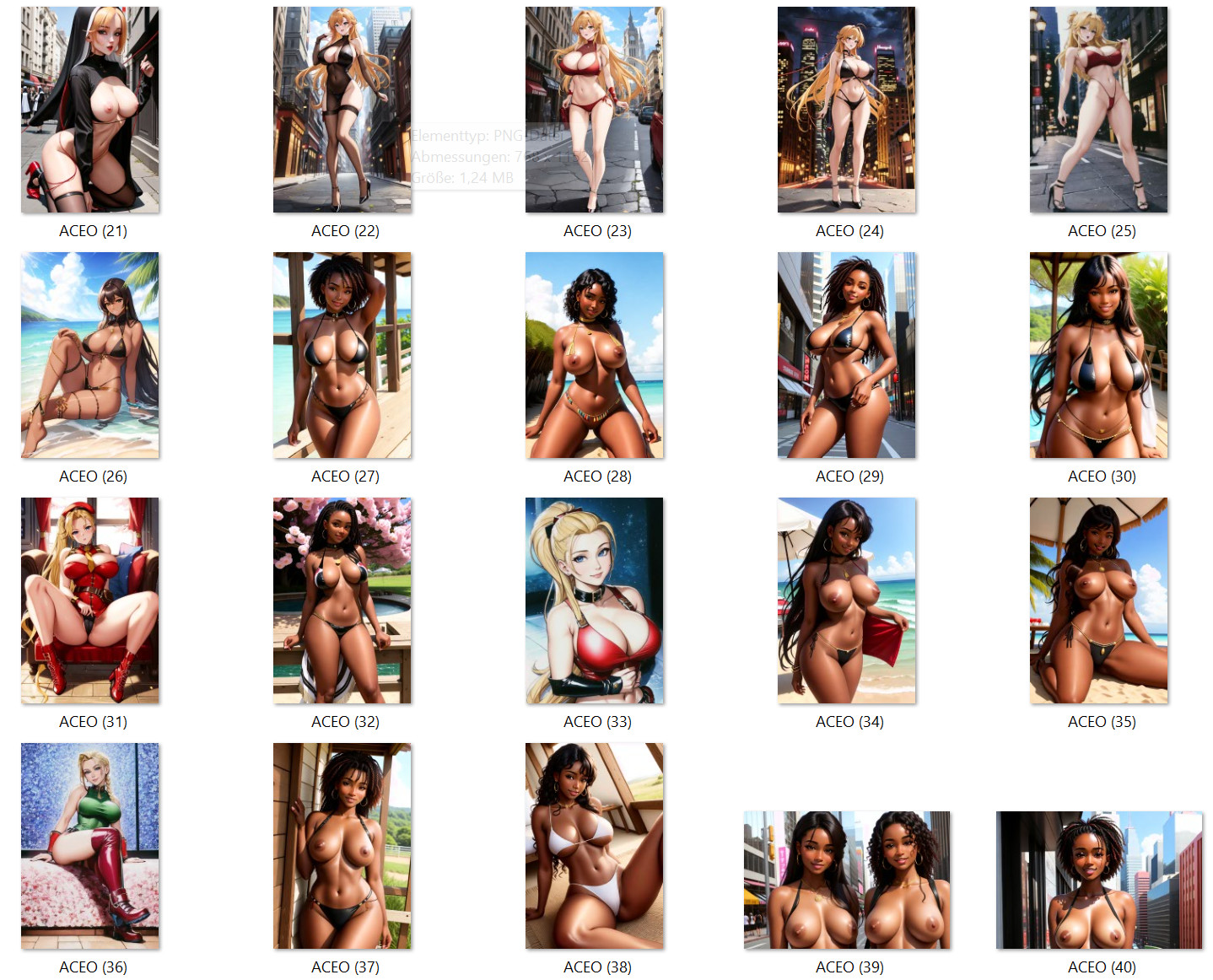 LOT 100x 4×6 Nude Picture Photograph Pinup-Girl Woman Model Female Risqué ot23