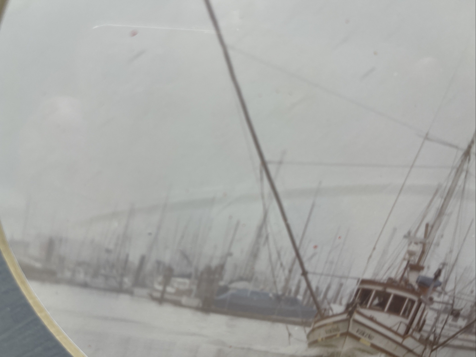 Photograph By Takao Wakida Of Carmel California Shrimp Boat Ship In Harbor