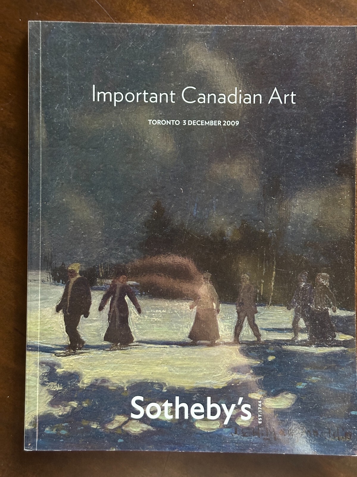 Sotheby’s Auction Catalog Important Canadian Art December 5 2009