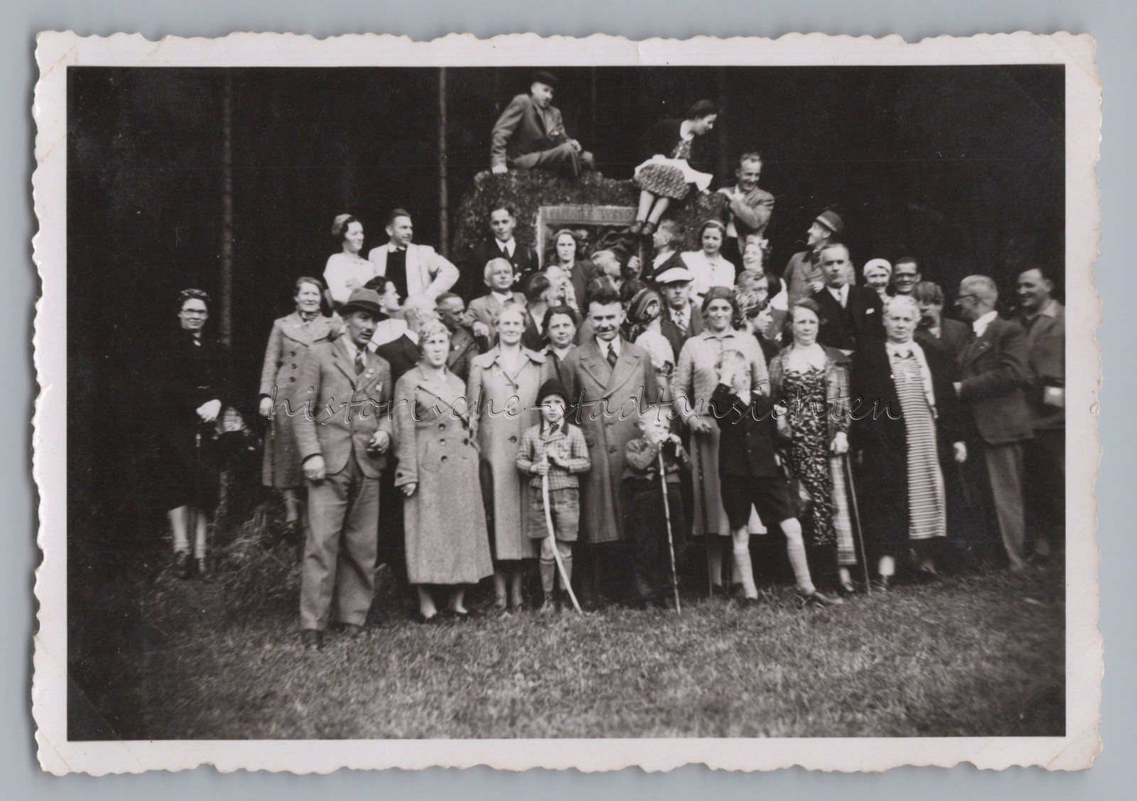 Blacksmith Mountain Kovářská Bohemia Czech Republic – Sweden Monument – Old Photo 1930s