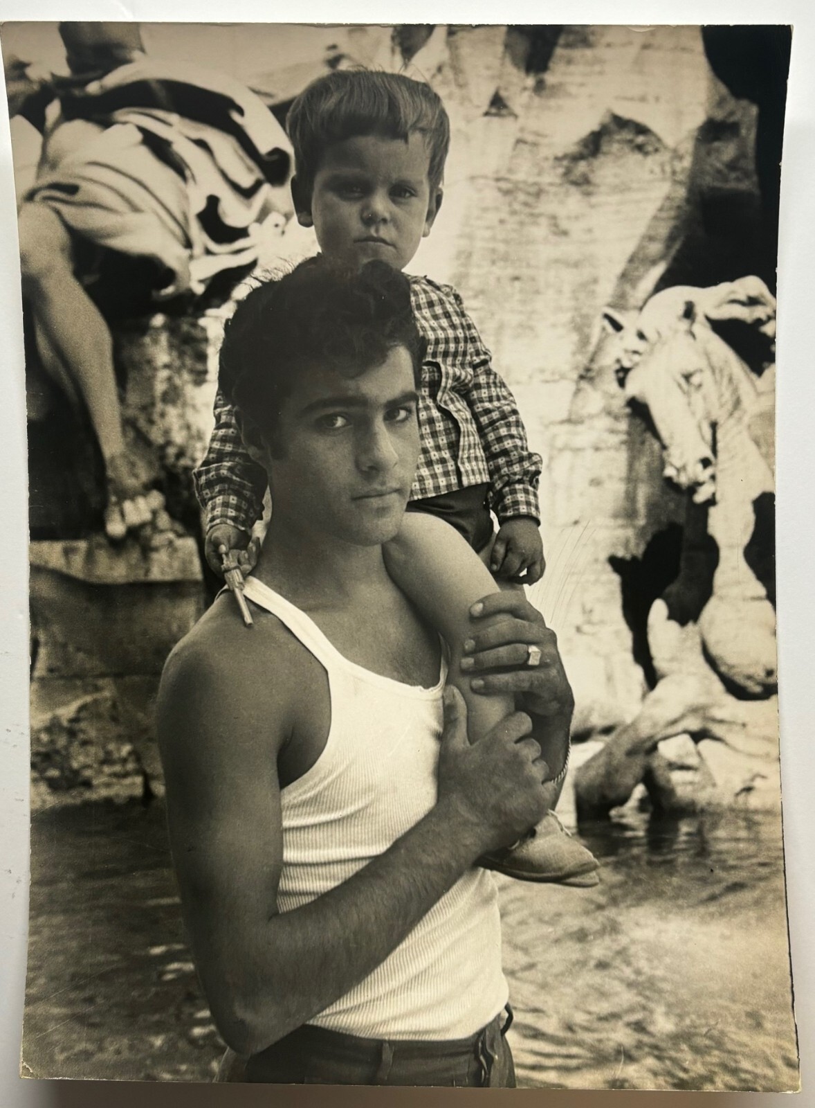Original GEORGE DANIELL ‘Nino & Bruno, Piazza Navonna ROME Italy” Photograph