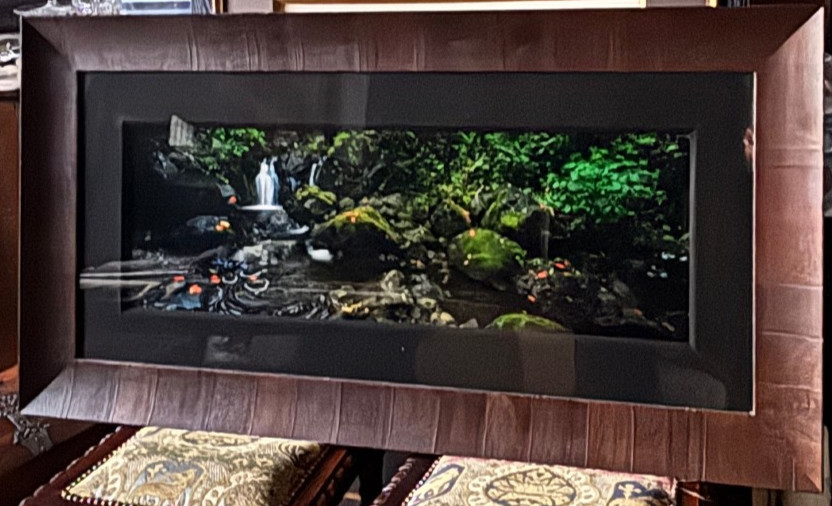 Peter Lik – ” Hideaway ” – Cigar Leaf Frame and signed 114/950, Size 1.5m